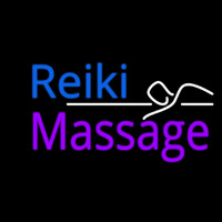 Reiki Massage Enseigne Néon