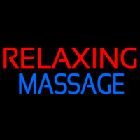 Rela ing Massage Enseigne Néon