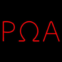 Rho Omega Alpha Enseigne Néon