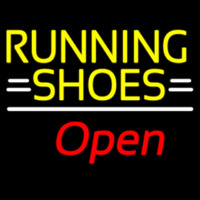 Running Shoes Open Enseigne Néon