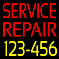 Service Repair With Phone Number Enseigne Néon