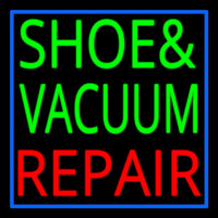 Shoe And Vacuum Repair With Border Enseigne Néon