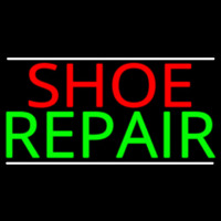 Shoe Repair White Lines Enseigne Néon