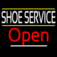 Shoe Service Open Enseigne Néon