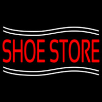 Shoe Store With Line Enseigne Néon