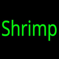 Shrimp Cursive Enseigne Néon