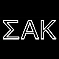 Sigma Alpha Kappa Enseigne Néon