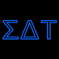 Sigma Delta Tau Enseigne Néon