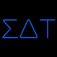 Sigma Delta Tau Enseigne Néon