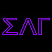 Sigma Lambda Gamma Enseigne Néon