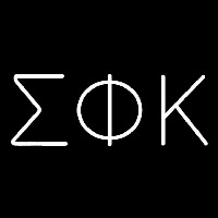 Sigma Phi Kappa Enseigne Néon