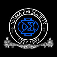 Sigma Phi Society Logo Enseigne Néon