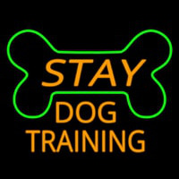 Stay Dog Training Enseigne Néon