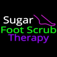 Sugar Foot Scrub Therapy Enseigne Néon