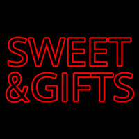 Sweets And Gifts Red Enseigne Néon