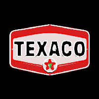 Te aco Gasoline Logo Enseigne Néon