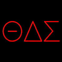 Theta Delta Sigma Enseigne Néon