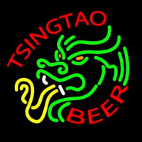 Tsingtao Dragon Enseigne Néon