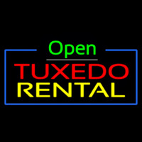 Tu edo Rental Open Green Enseigne Néon