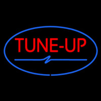 Tune Up Blue Oval Enseigne Néon