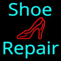 Turquoise Shoe Repair Sandal Enseigne Néon