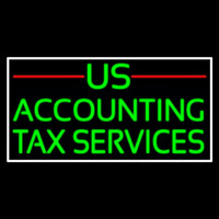 Us Accounting Ta  Service 1 Enseigne Néon