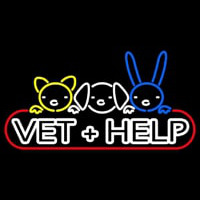 Vet Help Enseigne Néon