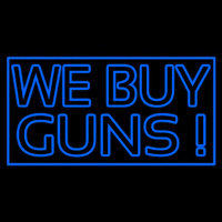 We Buy Guns Enseigne Néon