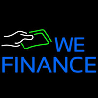 We Finance Note Logo Enseigne Néon