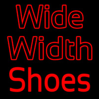 Wide Width Shoes Enseigne Néon