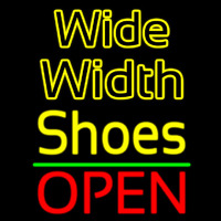 Wide Width Shoes Open Enseigne Néon