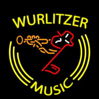 Wurlitzer Music Enseigne Néon