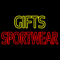 Yellow Gifts Red Sportswear Enseigne Néon