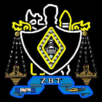 Zeta Beta Tau Chapters Logo Enseigne Néon