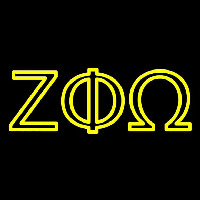 Zeta Phi Omega Enseigne Néon