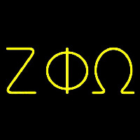 Zeta Phi Omega Enseigne Néon