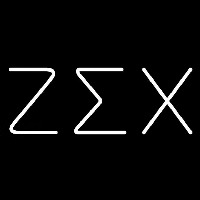 Zeta Sigma Chi Enseigne Néon