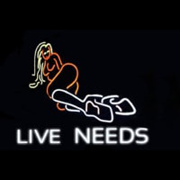 live lides woman Enseigne Néon