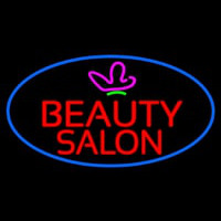 Red Beauty Salon Logo Enseigne Néon