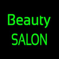 Green Cursive Beauty Block Salon Enseigne Néon