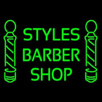 Green Styles Barber Shop Enseigne Néon