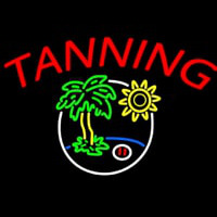 Tanning With Logo Enseigne Néon