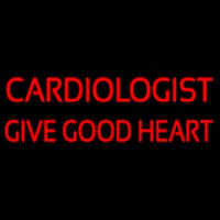 Cardiologist Give Good Heart Enseigne Néon