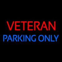 Veteran Parking Only Enseigne Néon